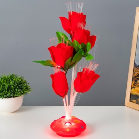 Spinker "roses" LED from batteries mix h.35 cm Risalux-2
