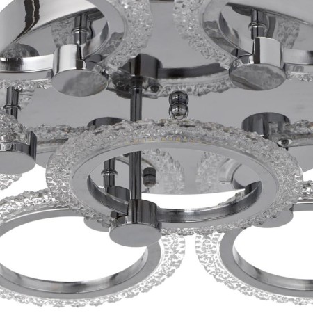 Economic Service chandelier with PDU 01506 LED 112W 3000-6000k, Dimmir., Chrome 60x60x10 cm-7