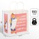 Gift package, 22x22x1 cm, craft, packaging, baby and Carlson