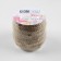 Decorative canvas braid with sequins, 20 mm, 10 ± 0.5 m, beige color