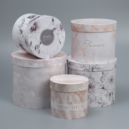 Set of hats 5 in 1, gift packaging, “tenderness”, 13 x 14 - 19.5 x 22 cm-2