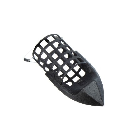 Metallic feeder X-Feeder ME Bullet Arrow S Perfo, Matt Black, 80 g, 20 ml-1