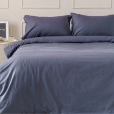 Комплект IDEASON 1,5сп Графит (под 145х215см, навол 50х70см 2шт) поплин 130г/м, хл100%