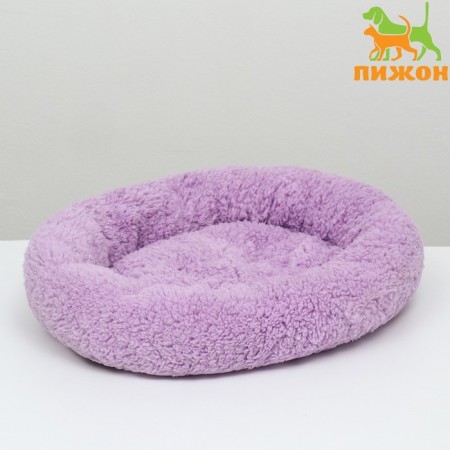 Lynchik for dogs and cats "Comfort", soft fur, 45 x 35 x 11 cm, purple-1