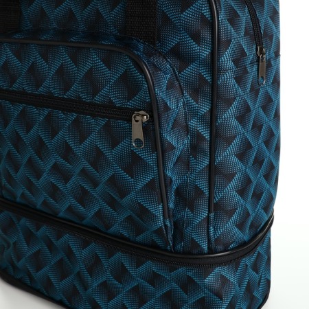 Lightning bag, with an increase, external pocket, beige color-3