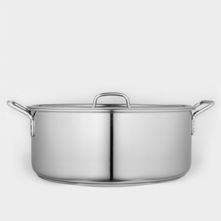 Poster "General catering", 16 l, d = 40 cm, h = 15 cm, metal cover, with a heat distribution layer, induction-1