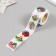 New Year Stick Paper "Bullfinchi" d = 2.5 cm 252 pcs in roll