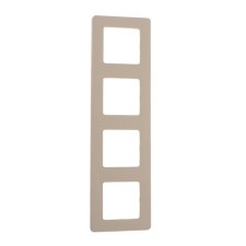 Рамка Legrand INSPIRIA, 4 пост, Слоновая кость