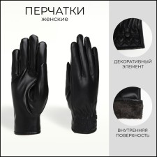 Gloves are female, dimensionless, with insulation, black color