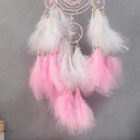 Dreams 4 rings "Pink cloud" d = 7 cm, d = 20 cm 50x20 cm-2