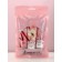 Set of three hand creams in a bag, moisturizing, nutrition and softening