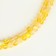 Busins ​​made of natural stone "Cat Eye", set 46 pcs., Size 1 pc. - 8 mm, yellow