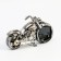 Clock - desktop an alarm clock "Retro motorcycle", discrete move, d -6.5 cm, 21 x 13 cm, aa