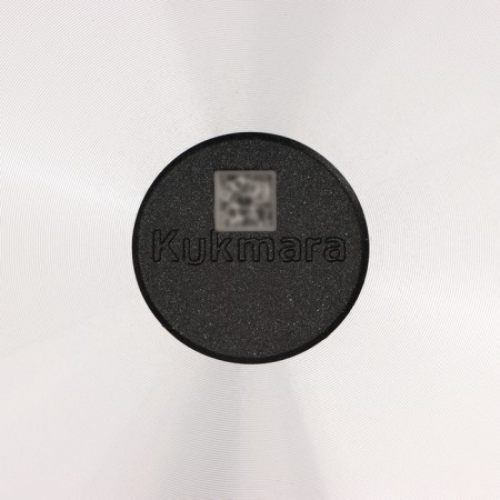 Pan, d = 26 cm, removable handle, glass cover, anti -stick coating, dark marble color-5