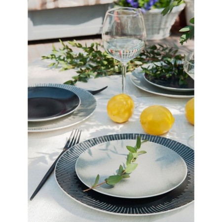 Dessert plate Home Queen "Noir", d = 19.3 cm, color gray color-4