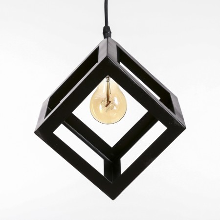Lamp Bayerlux suspension "Square" 1x40W E27 16x16x116 cm-1