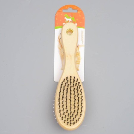 Bilateral brushes with a wooden handle, 7 x 21 cm-4