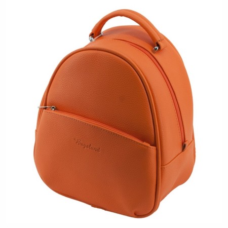 Women's backpack (B2834-10140) genuine leather, orange, 1x240x23 cm