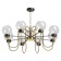 Charais chandelier, size 90x91.5x90 cm, 480W 8xe27 IP 20