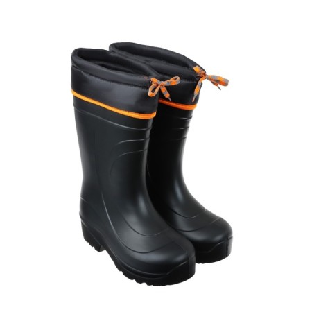 Men's boots from an eva with an extension and insulation, up to -30 ° C, size 43-44, black color