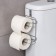 Double shade toilet holder, 18 × 15 × 20 cm