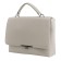 Female bag, artificial leather, white 34x9x27 cm