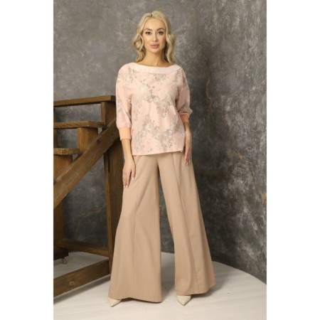 Female jumper, size 48, peach color-12