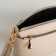 Bag Women's Cross-Bodi with a zipper, beige color