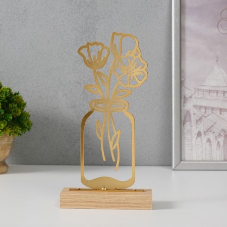 Metal souvenir "Beltened Bank" Gold 5x11.5x22 cm