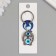Keychain from the evil eye Metal "horseshoe" 3x6.5 cm