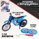 Enduro motorcycle, metal, with interchangeable wheels, 1:18, MIX color