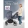 Stroller 3 in 1 Farfello Baby Shell BBS-004, Gray color