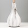 Table lamp "Almedia" E27 40W white 25x25x43 cm Risalux