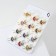Brooch "Ballerina" mini, color mix (indivisible packing 12 pcs., Price per pcs.)