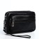 Male bag over the shoulder, artificial leather, black color