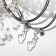 Kulons on the lace "Demetrons" Saranha sign with stars, black-brown color, 43 cm