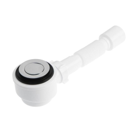 Siphon for shower pallet "Any Plast" E415CLS, 1 1/2 "x50/60, flexible pipe 40/50" Click-Clak "