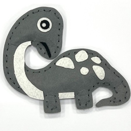 Set for creating a toy made of felt "charming dinosaurus"
