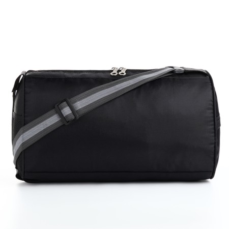 Sports bag with lightning, long belt, black/blue/tricolor color-2