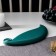 Divine Fruit dish "Vintage sheet", 27 × 10.5 × 1.5 cm, green color
