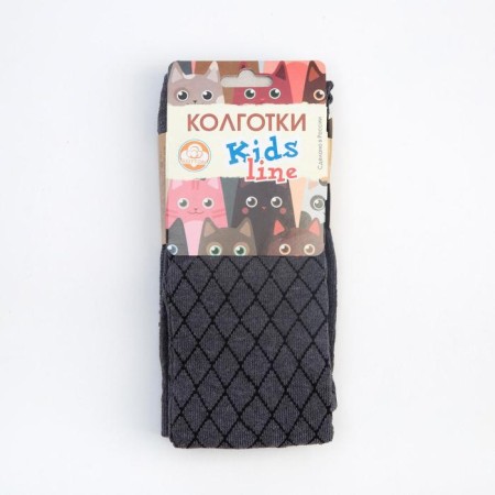 Pantyhose children, gray color, height 122-128 cm-3