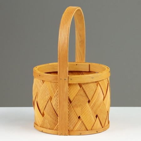 Wicker basket, 16 x 12.5/25 cm, sequoia-2