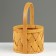 Wicker basket, 16 x 12.5/25 cm, sequoia