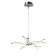 Suspended chandelier Mantra Aire, Led, 3700lm, 3000k, 350 mm, silver color