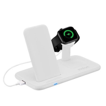 Charger station KitFort KT-3371-2, 22.5 watts, white color-6