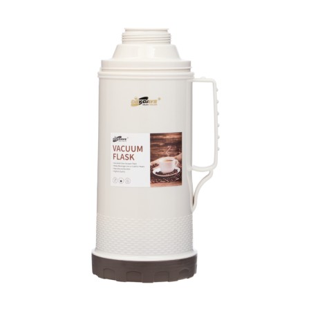 Thermos 1.8 l, with a glass flask, retains heat 12 hours, with a mug, brown-2