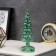 Figure Light "Green Christmas tree", 22.5x8 cm, 10 LED, AAAX batteries (not in the kit), glow warm white