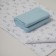 Knitted diaper, size 90x120 cm, blue color