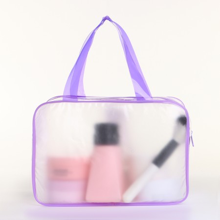 Lightning cosmetic bag, lilac color-1