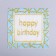 Paper napkins "Happy birthday", 33 × 33 cm, set 12 pieces, blue